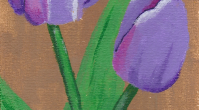 “Purple Tulips”